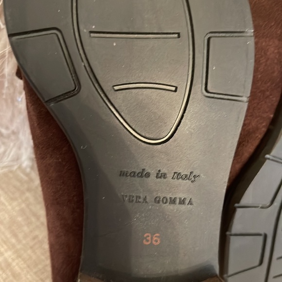 Luca Grossi  per LA NOUVELLE Trieste Brown Suede Made in Italy Size 36 - Picture 8 of 11